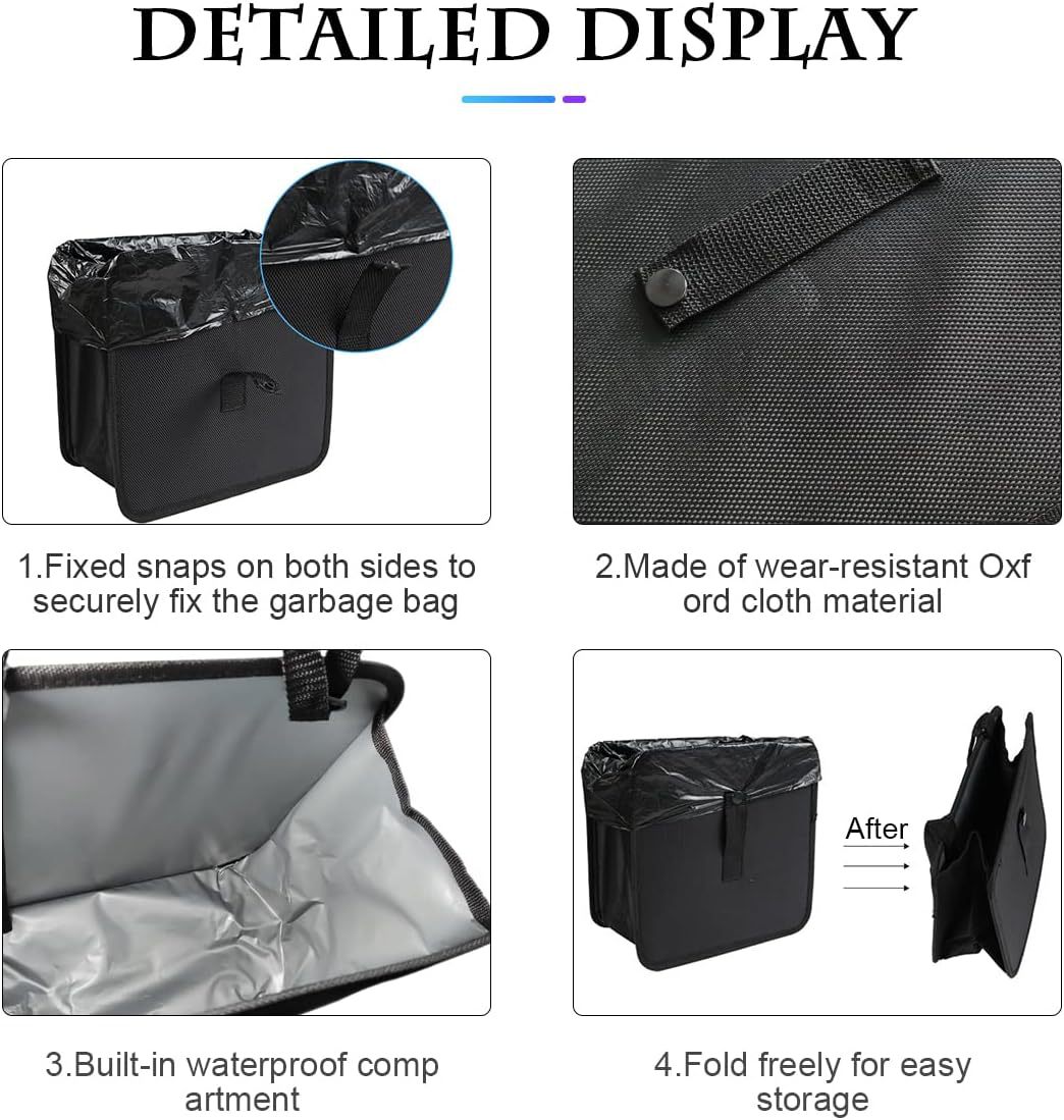 Folding Trash Can for Car