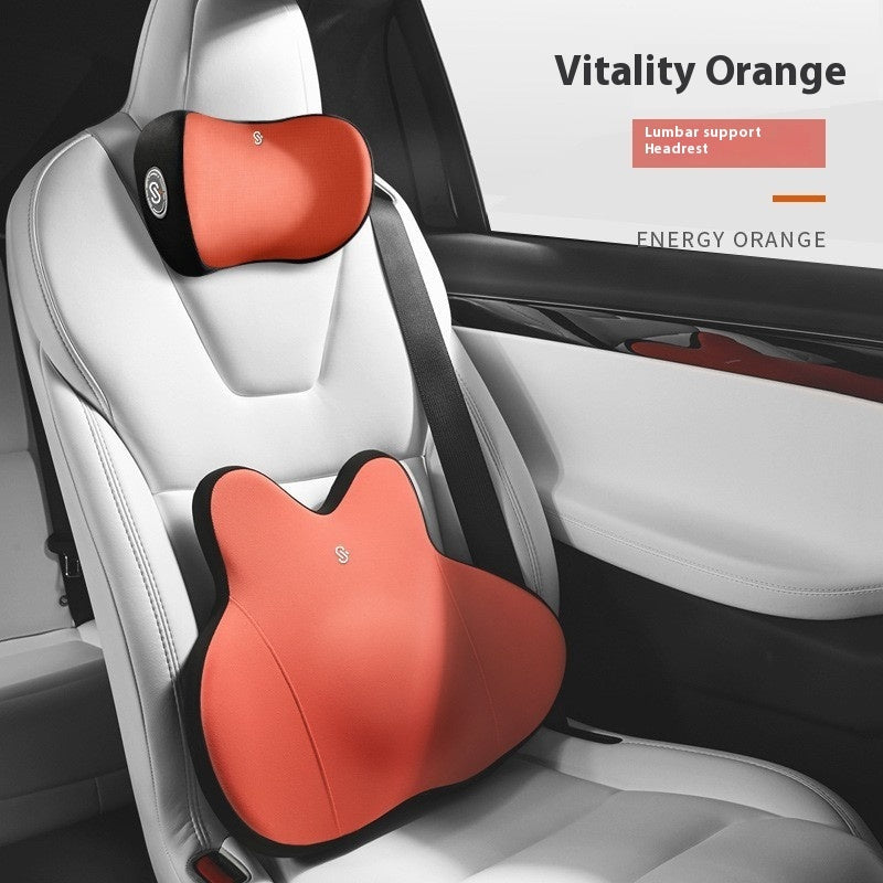 Neck & Lumbar Support for Car Seat