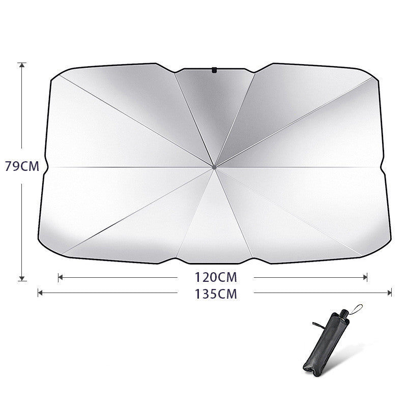 Foldable Sun Shade Umbrella for Windshield