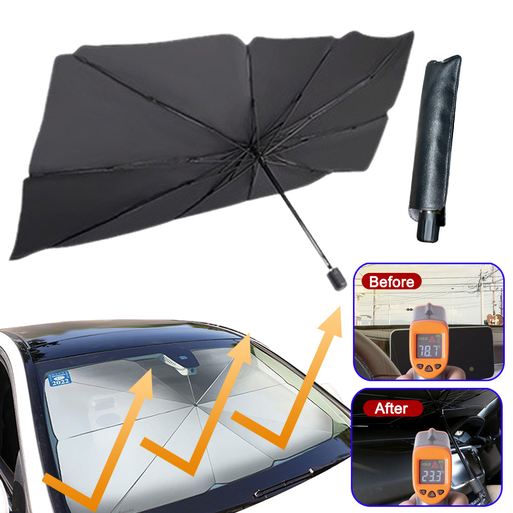 Foldable Sun Shade Umbrella for Windshield