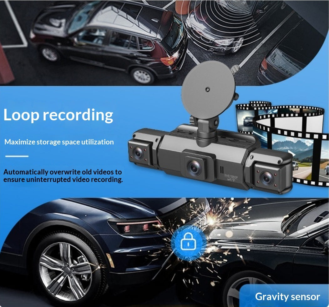 4K 1080P HD Dashcam Supports Smartphone Connectivity